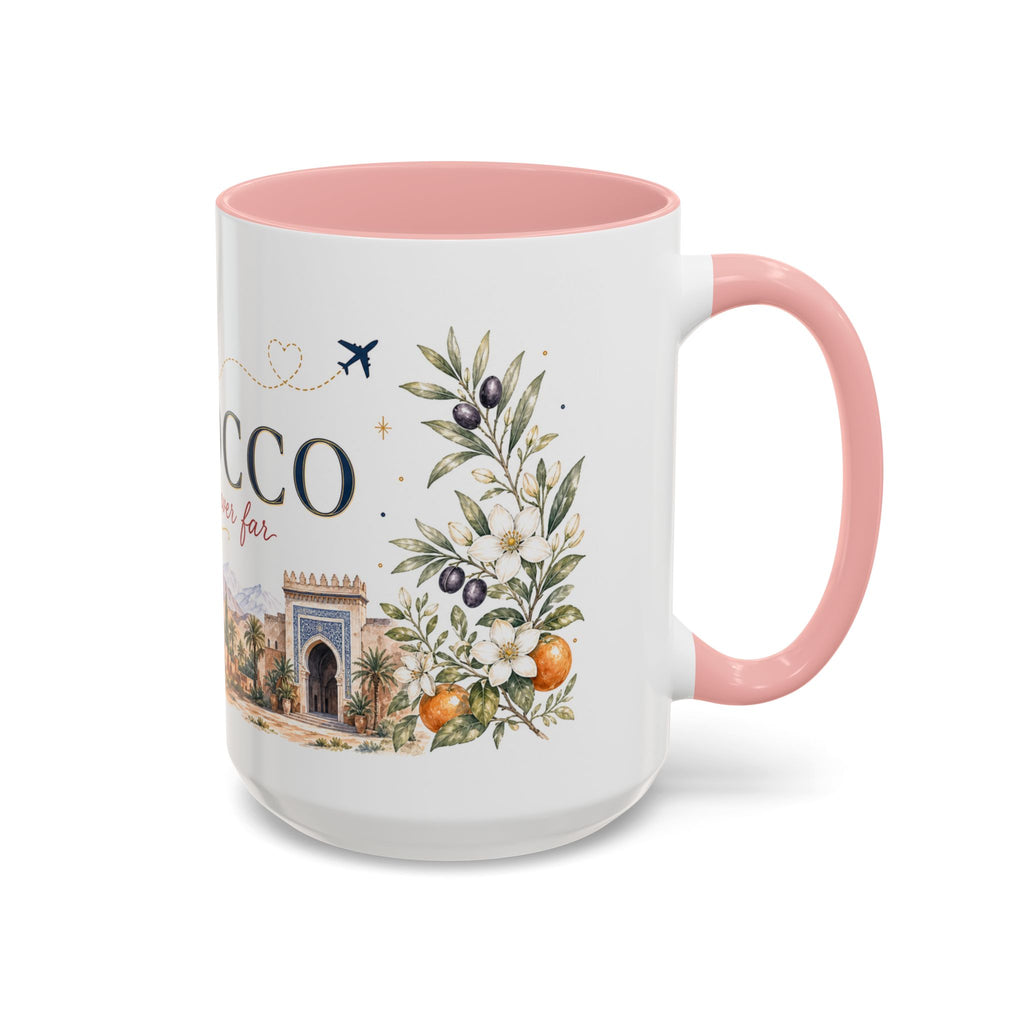 Morocco Home Country Mug | Moving Away Gift | Long Distance Friendship | 11 oz 15 oz Accent Mug