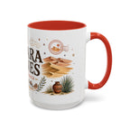 Sahara Dunes Coffee Mug | Travel Destination Souvenir Gift | Accent Color Ceramic 11oz 15oz