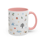 Indiana Dunes National Park Christmas Mug | Watercolor Travel Souvenir | Holiday Gift | Accent Ceramic Coffee Cup 11oz 15oz