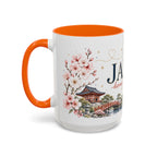Japan Home Country Mug | Moving Away Gift | Long Distance Friendship | 11 oz 15 oz Accent Mug