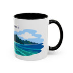 National Park of American Samoa Coffee Mug | Solid Color Block Park Souvenir | 11oz 15oz Accent Mug