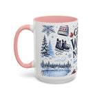 Great White North Coffee Mug | Canadian Pride Gift | Accent Color Ceramic 11oz 15oz
