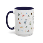 Indiana Dunes National Park Christmas Mug | Watercolor Travel Souvenir | Holiday Gift | Accent Ceramic Coffee Cup 11oz 15oz