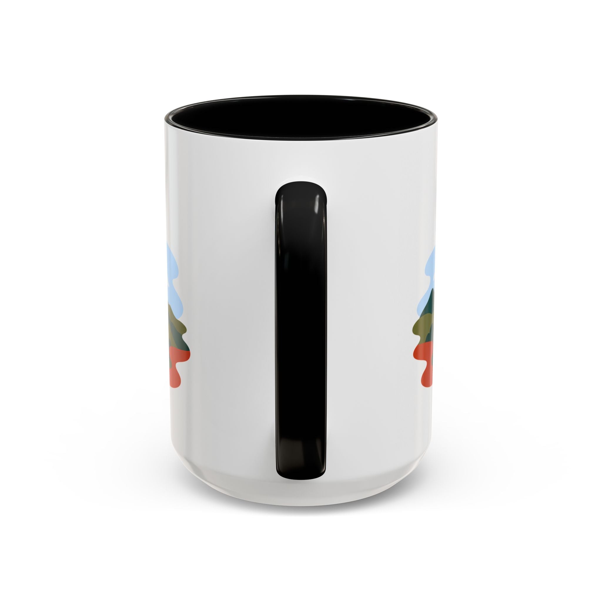 Torres del Paine Coffee Mug | Travel Destination Souvenir Gift | Accent Color Ceramic 11oz 15oz