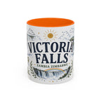 Victoria Falls Coffee Mug | Travel Destination Souvenir Gift | Accent Color Ceramic 11oz 15oz
