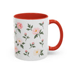 Indiana Peony Mug, State Flower Floral Coffee Cup, 11oz Botanical Gift