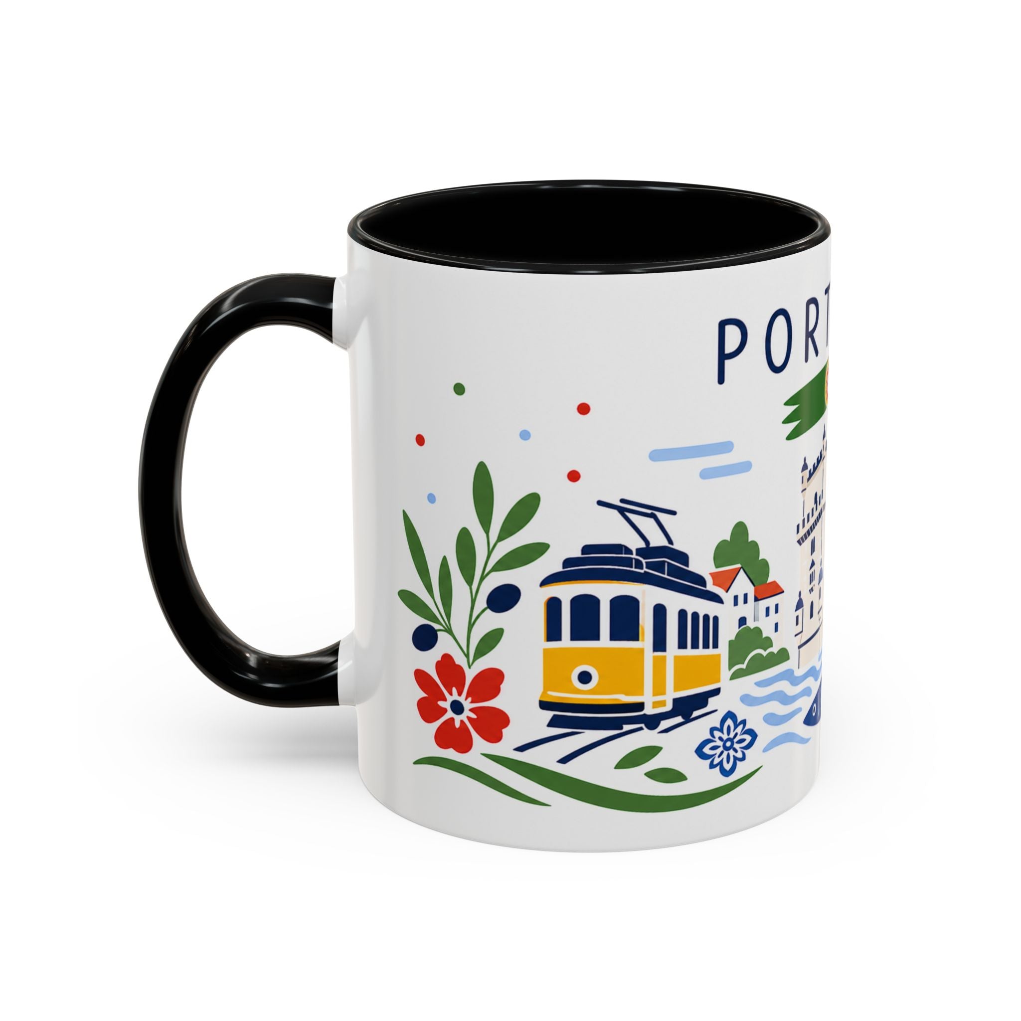Portugal Coffee Mug | Travel Souvenir Accent Mug | Country Gift Ceramic Cup 11oz 15oz