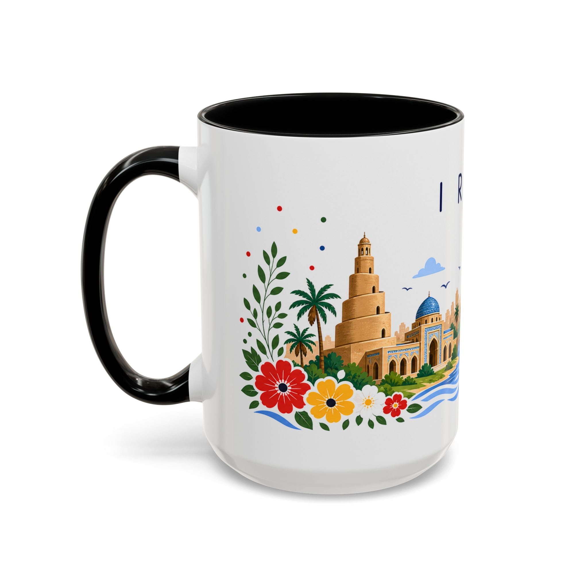 Iraq Coffee Mug | Travel Souvenir Accent Mug | Place Gift Ceramic Cup 11oz 15oz
