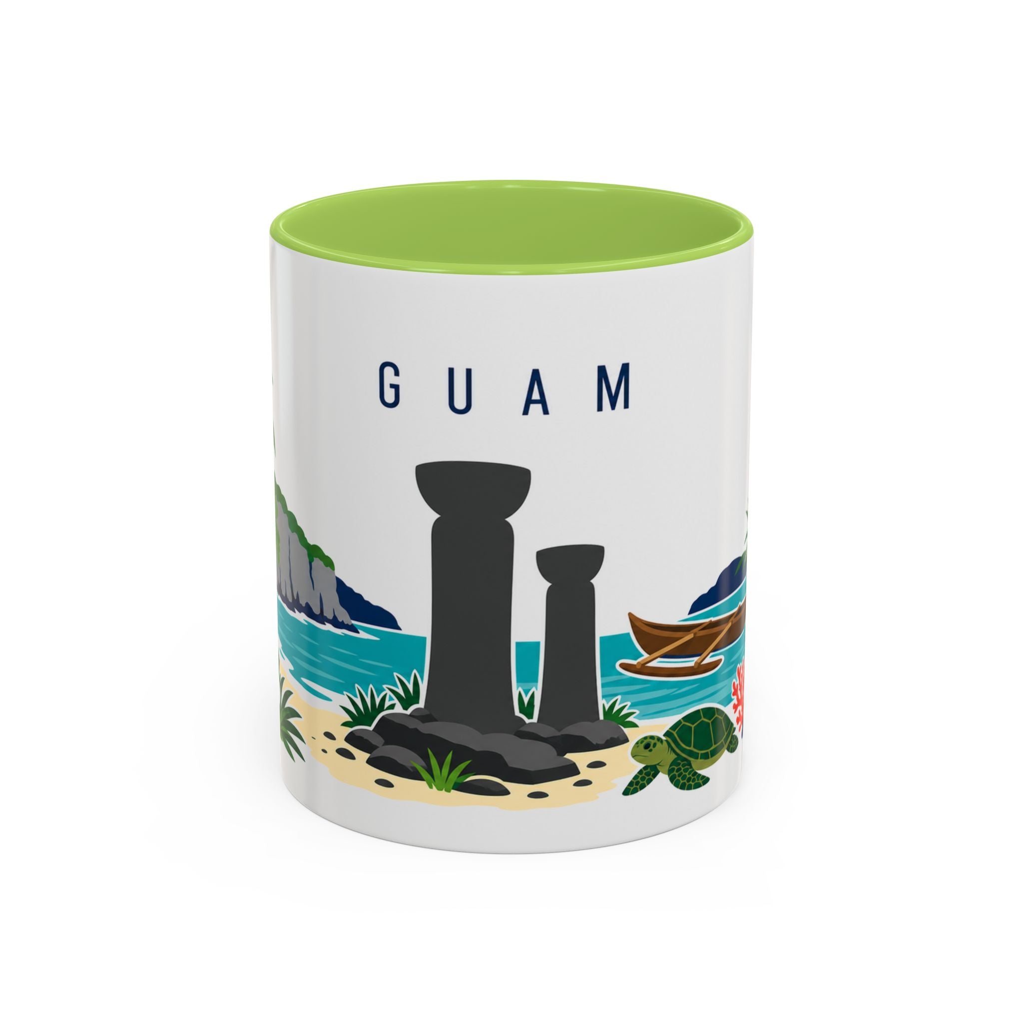 Guam Coffee Mug | Travel Souvenir Accent Mug | Country Gift Ceramic Cup 11oz 15oz