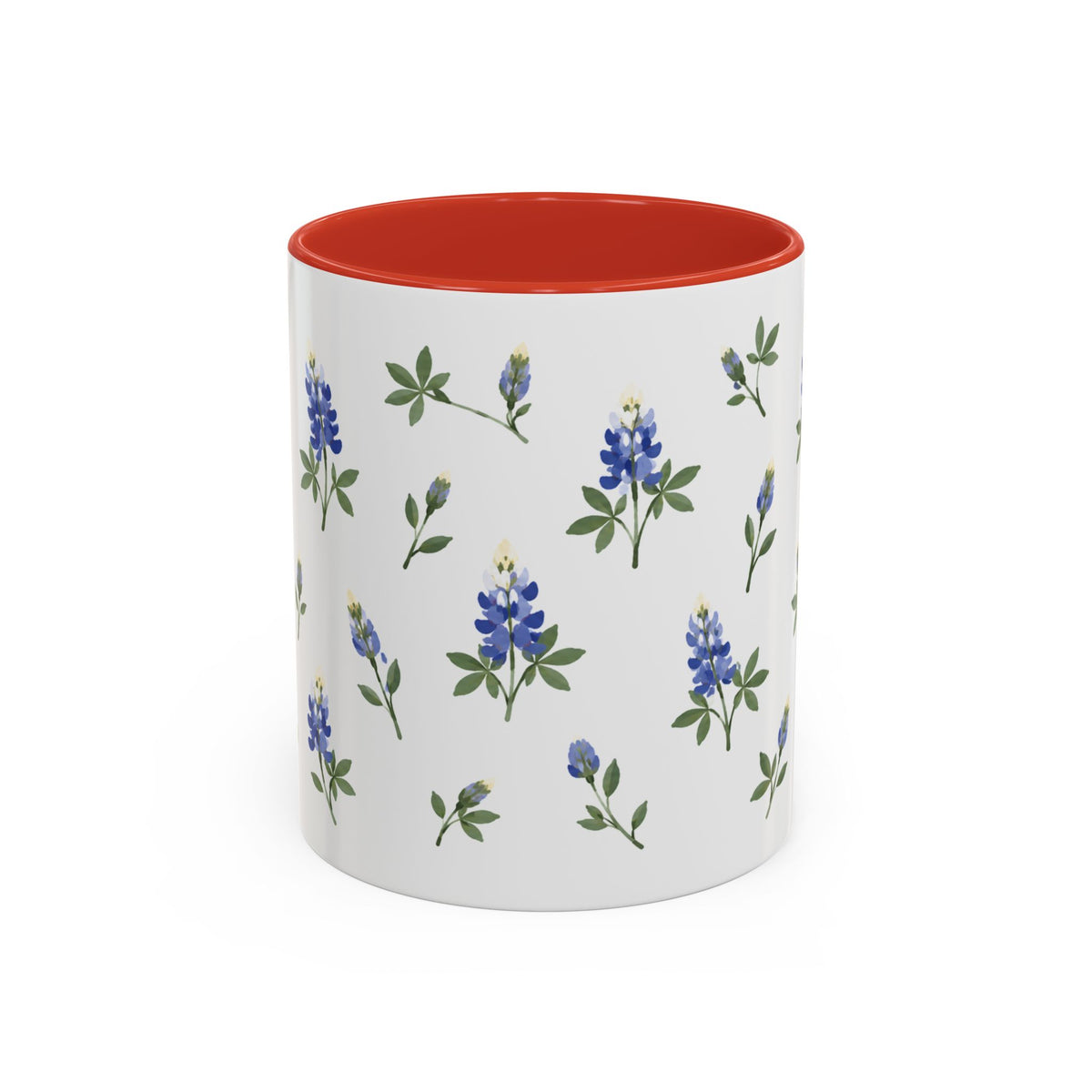 Texas Bluebonnet Mug, State Flower Floral Coffee Cup, 11oz Botanical Gift