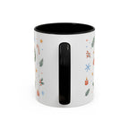 Christmas Mug | Watercolor Tree Gifts Wreath Holiday Cup | Accent Coffee Mug 11oz 15oz