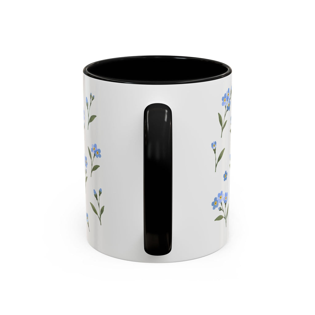 Alaska Forget-me-not Mug, State Flower Floral Coffee Cup, 11oz Botanical Gift