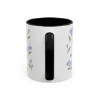 Alaska Forget-me-not Mug, State Flower Floral Coffee Cup, 11oz Botanical Gift