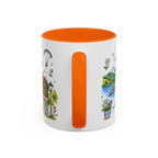 Interlaken Illustrated Travel Mug | Switzerland Souvenir Accent Coffee Mug | 11oz 15oz Ceramic Cup