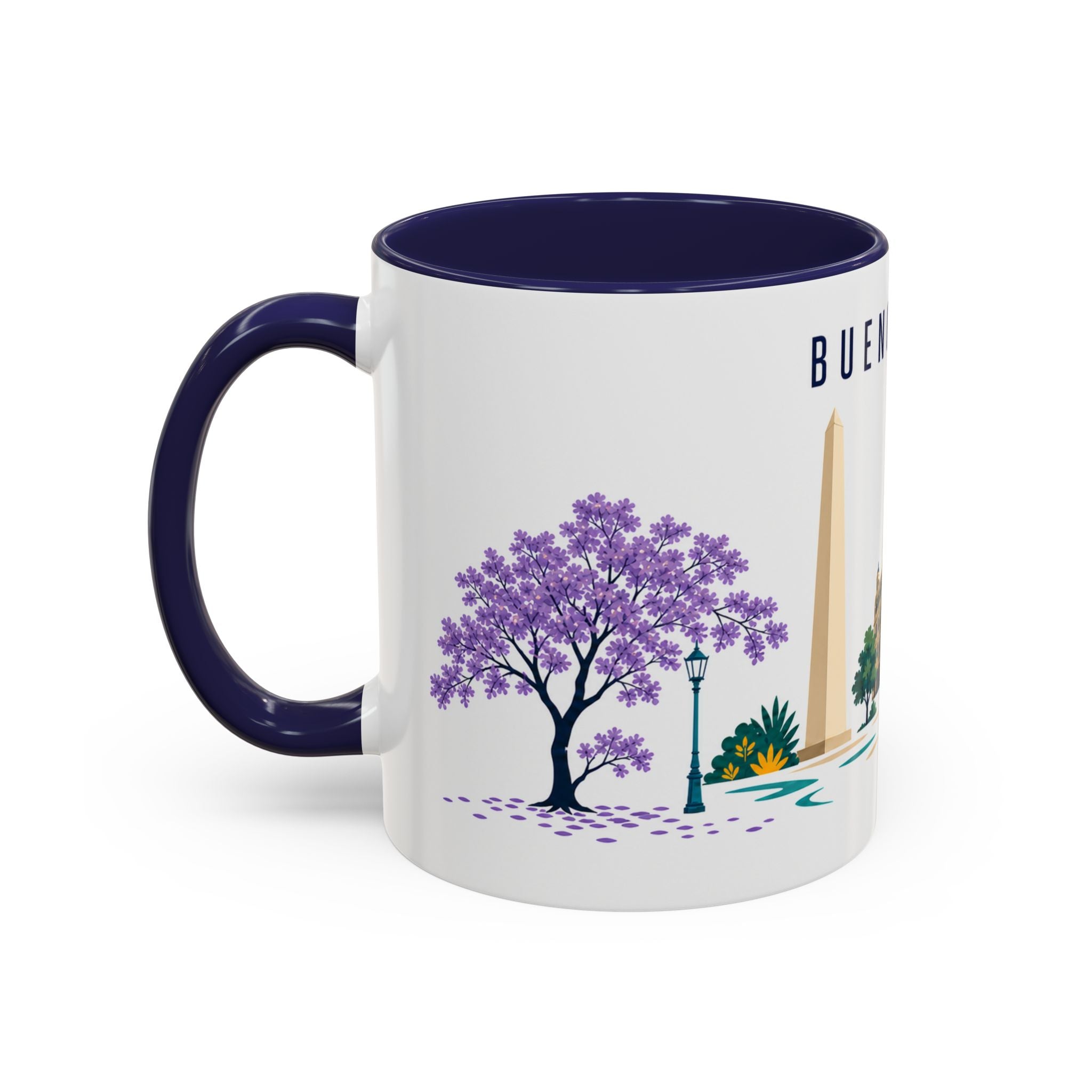 Buenos Aires Coffee Mug | Argentina Travel Souvenir | Porcelain Decal City Gift | 11oz 15oz Accent Mug