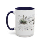 White Sands National Park Coffee Mug | New Mexico Desert Sand Dunes Gift | Accent Color Ceramic 11oz 15oz