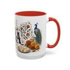 Agra Coffee Mug | India Travel Souvenir | Vintage Illustrated City Gift | 11 oz 15 oz Accent Mug