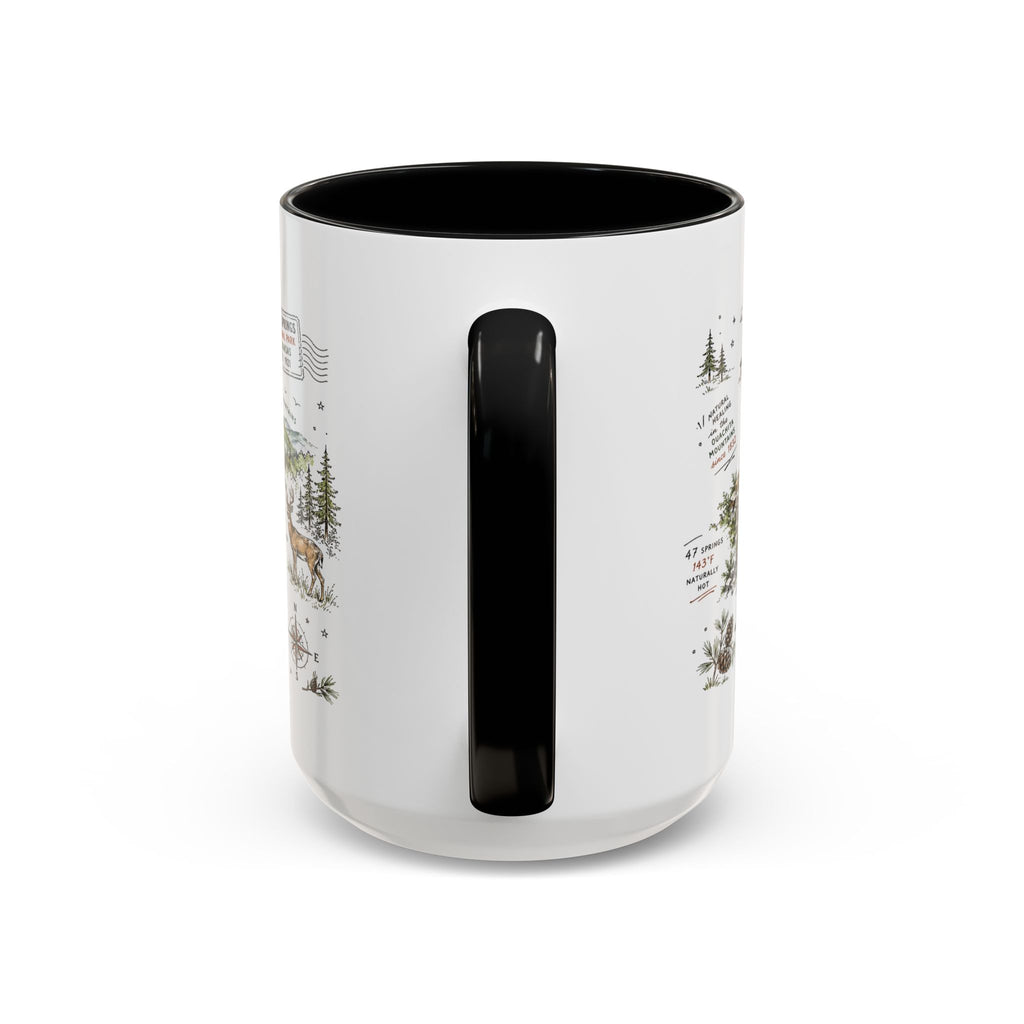 Hot Springs National Park Coffee Mug | Arkansas Thermal Spring Spa Gift | Accent Color Ceramic 11oz 15oz