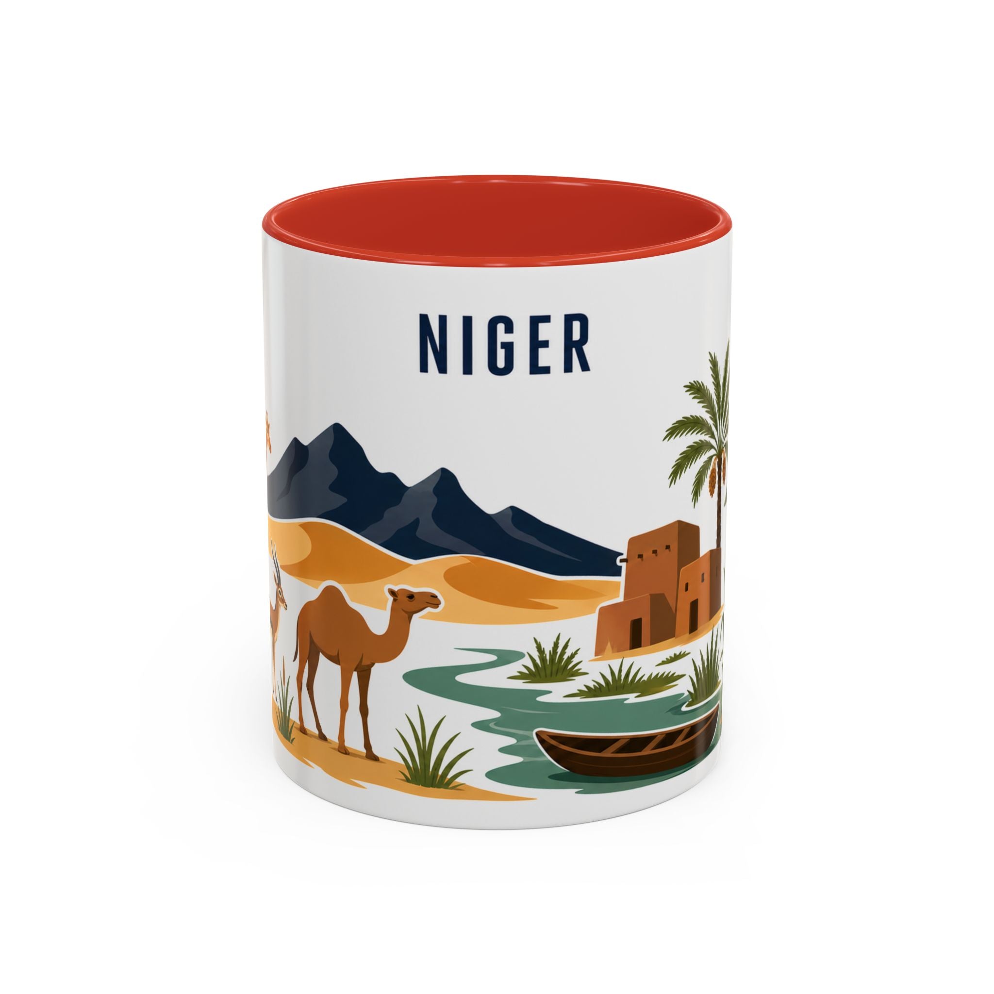 Niger Coffee Mug | Travel Souvenir Accent Mug | Country Gift Ceramic Cup 11oz 15oz