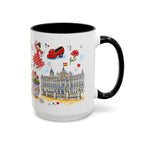 Madrid Travel Mug | European City Souvenir Accent Coffee Mug | 11oz 15oz Ceramic Cup