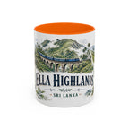 Ella Highlands Mug, Sri Lanka Travel Souvenir, Bucket List Gift, Accent Ceramic Coffee Mug 11oz 15oz