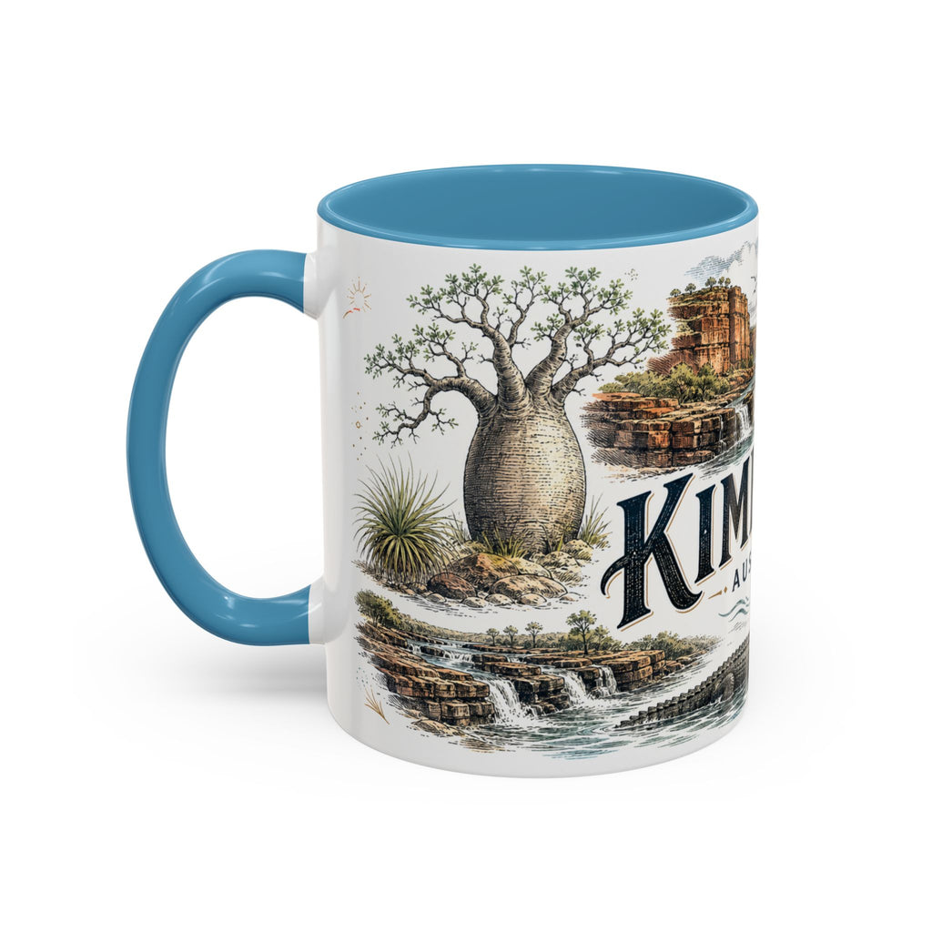 Kimberley Mug, Australia Travel Souvenir, Bucket List Gift, Accent Ceramic Coffee Mug 11oz 15oz