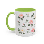 Indiana Peony Mug, State Flower Floral Coffee Cup, 11oz Botanical Gift