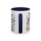Rhode Island State Map Mug | Botanical Seaside Accent Cup (11oz or 15oz)