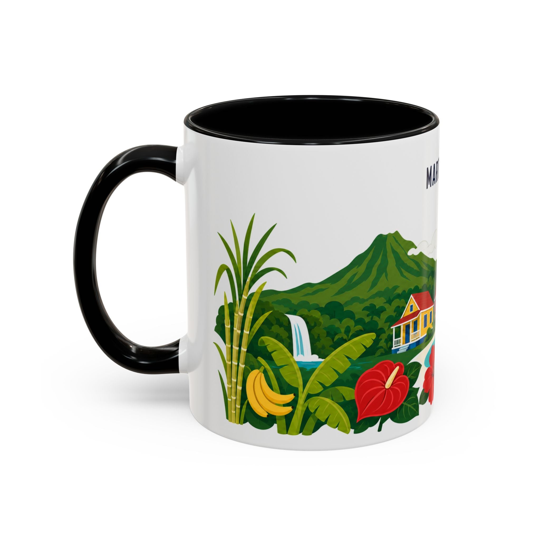 Martinique Coffee Mug | Travel Souvenir Accent Mug | Country Gift Ceramic Cup 11oz 15oz