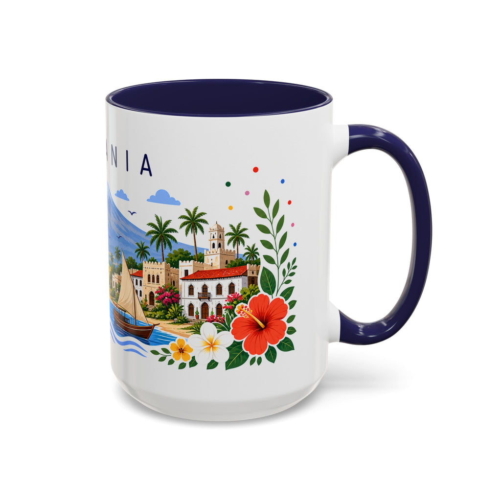 Tanzania Coffee Mug | Travel Souvenir Accent Mug | Place Gift Ceramic Cup 11oz 15oz