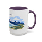 Wrangell-St. Elias National Park Coffee Mug | Solid Color Block Park Souvenir | 11oz 15oz Accent Mug