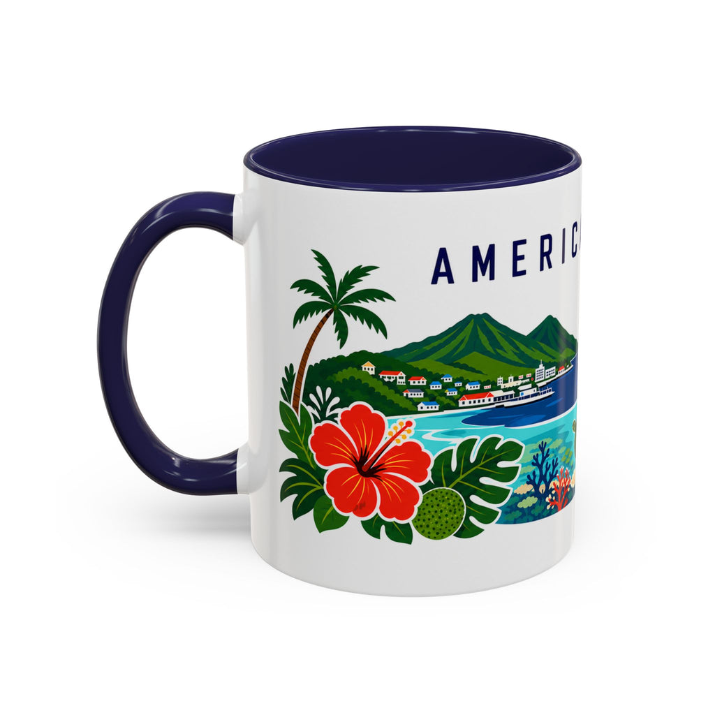 American Samoa Coffee Mug | Travel Souvenir Accent Mug | Country Gift Ceramic Cup 11oz 15oz