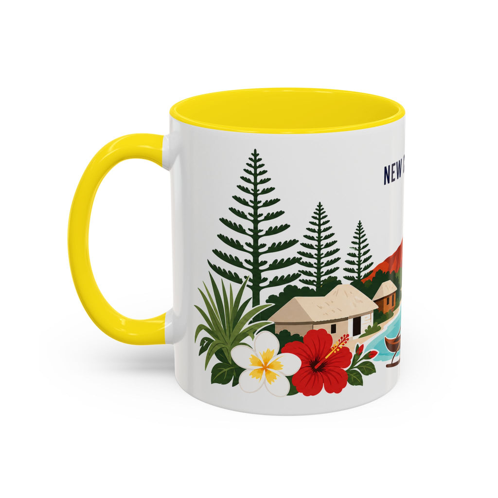 New Caledonia Coffee Mug | Travel Souvenir Accent Mug | Country Gift Ceramic Cup 11oz 15oz