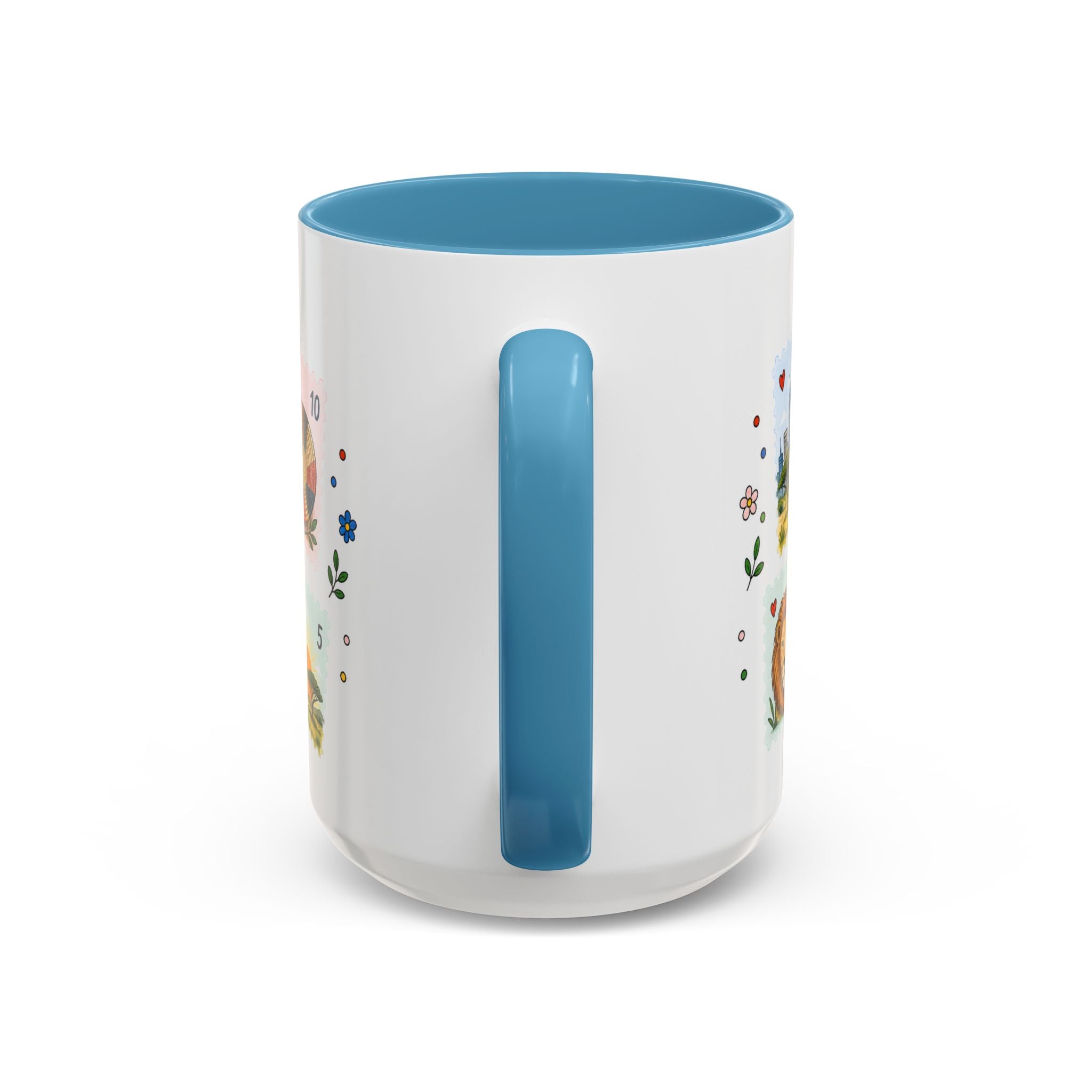 Nairobi Coffee Mug | Postage Stamp Collage Mug | Travel Souvenir Accent Cup 11oz 15oz