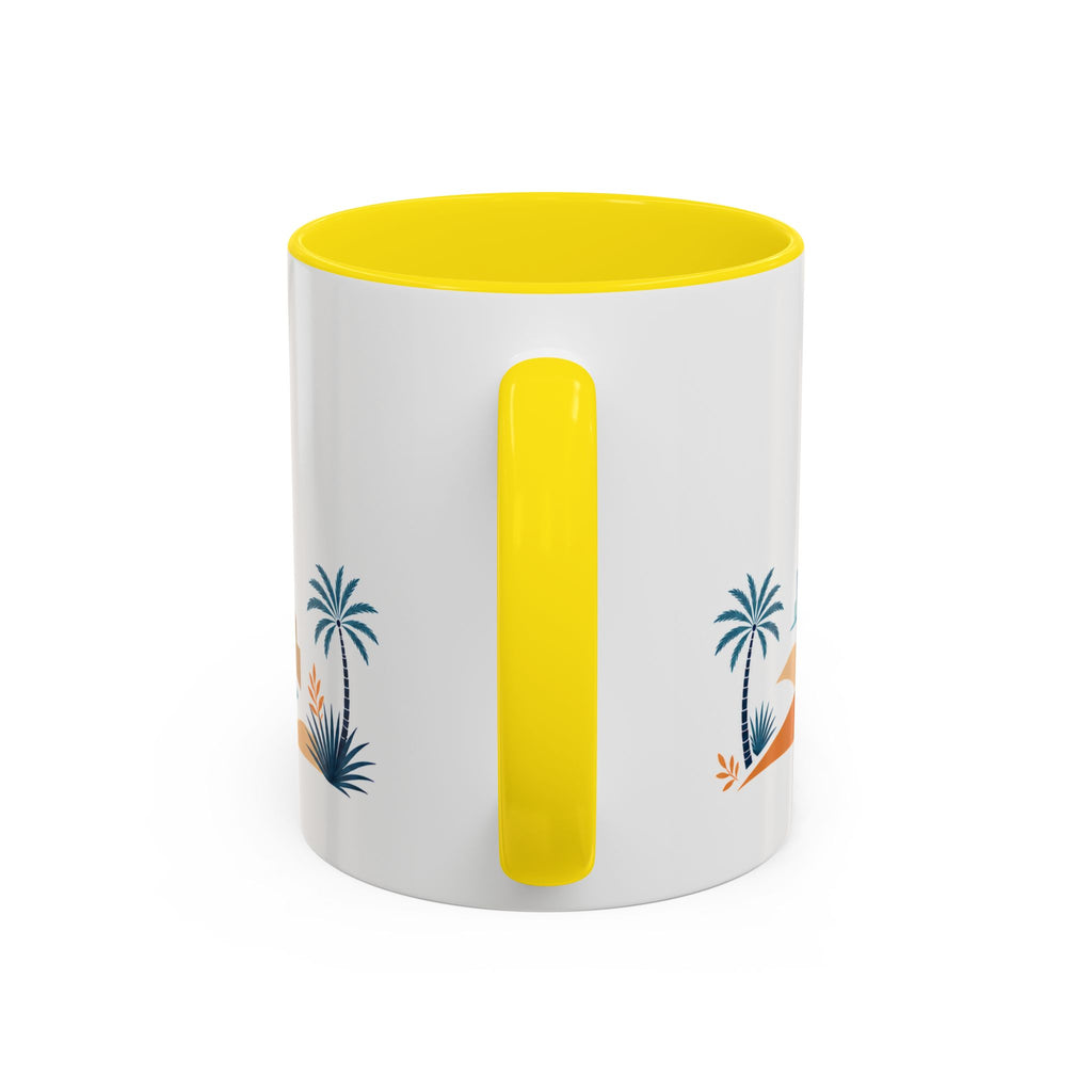 Doha Coffee Mug | Qatar Travel Souvenir | Porcelain Decal City Gift | 11oz 15oz Accent Mug