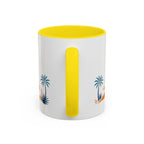 Doha Coffee Mug | Qatar Travel Souvenir | Porcelain Decal City Gift | 11oz 15oz Accent Mug