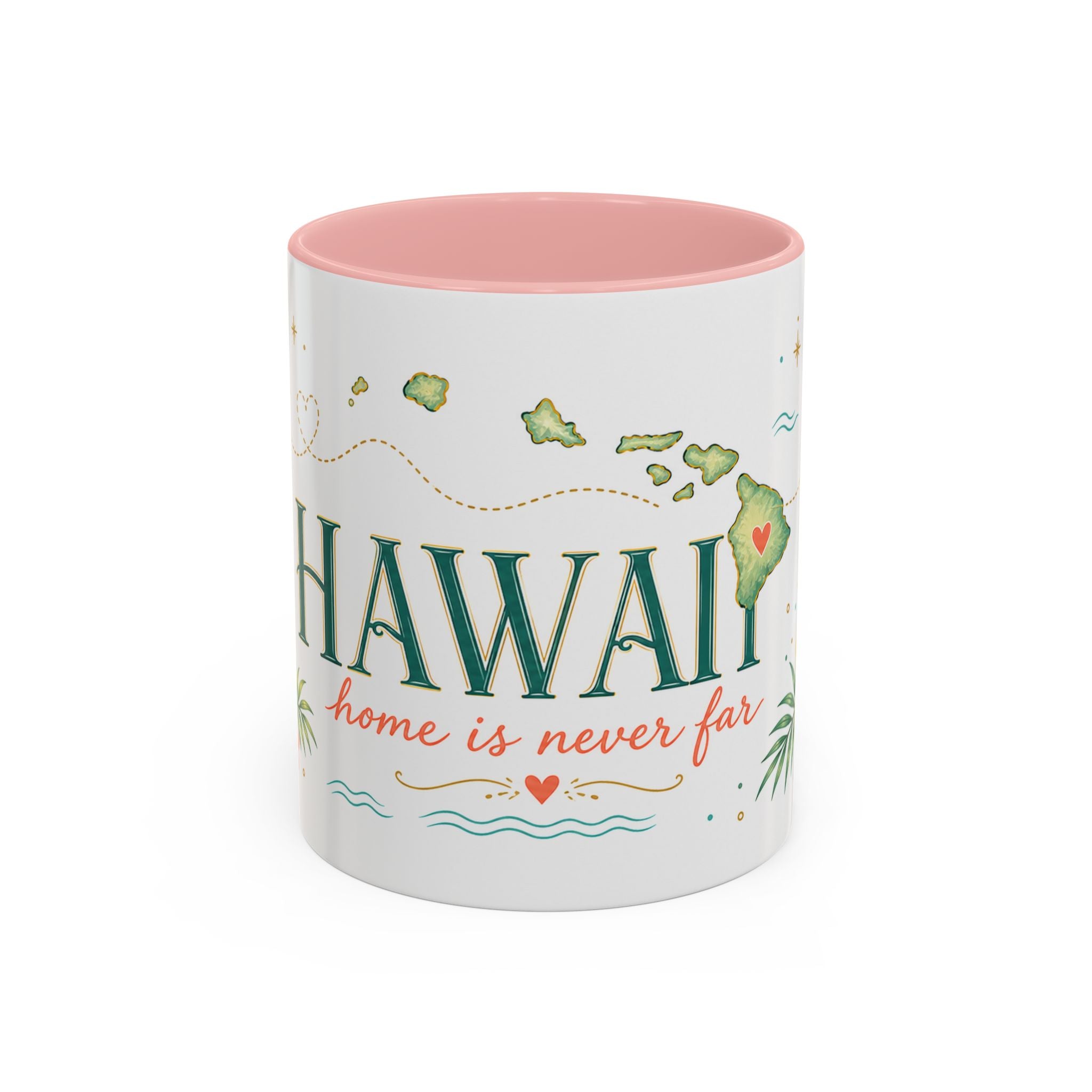 Hawaii State Map Mug | Moving Away Gift | Long Distance Friendship Coffee Cup