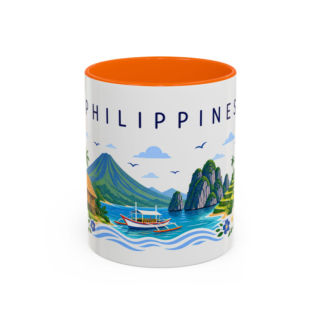 Philippines Coffee Mug | Travel Souvenir Accent Mug | Place Gift Ceramic Cup 11oz 15oz