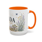 Nevada Home State Mug | Moving Away, Long Distance Friendship Gift | 11oz 15oz Accent Mug