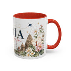 India Home Country Mug | Moving Away Gift | Long Distance Friendship | 11 oz 15 oz Accent Mug