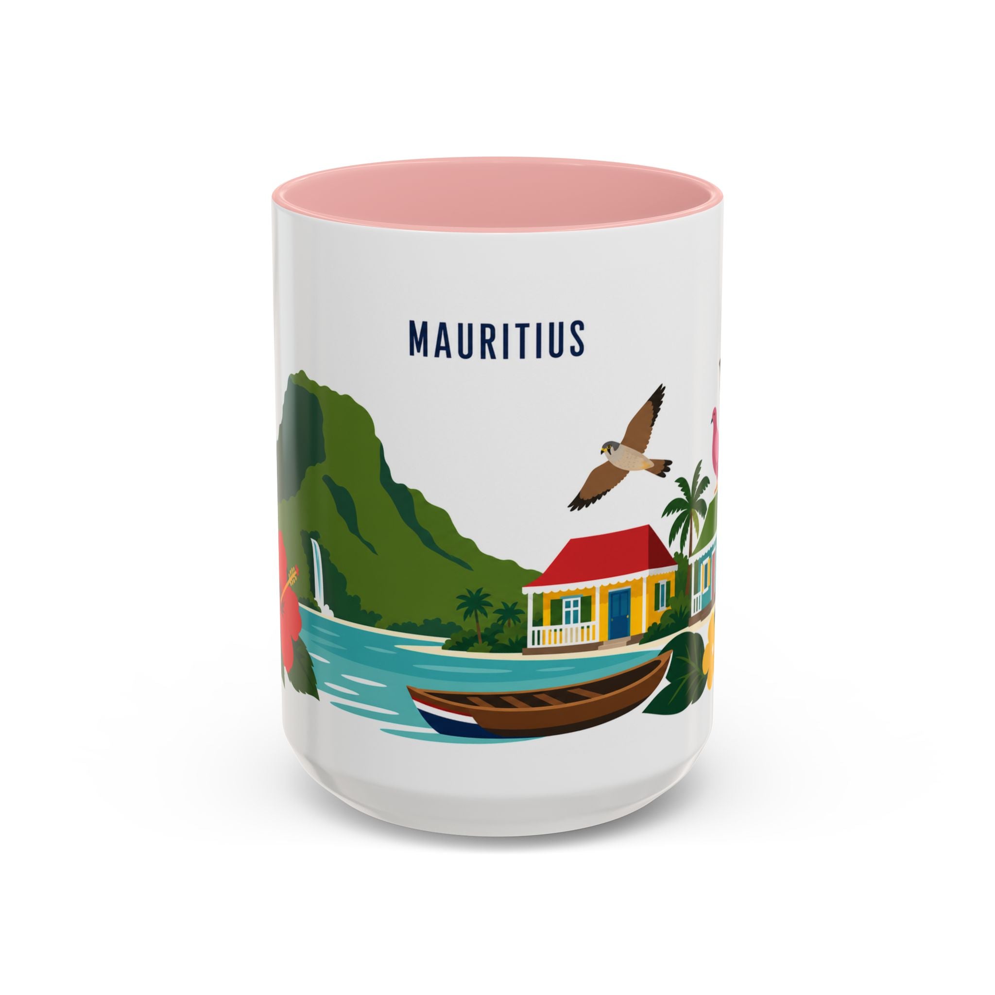 Mauritius Coffee Mug | Travel Souvenir Accent Mug | Country Gift Ceramic Cup 11oz 15oz