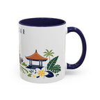 Denpasar Coffee Mug | Indonesia Travel Souvenir | Porcelain Decal City Gift | 11oz 15oz Accent Mug