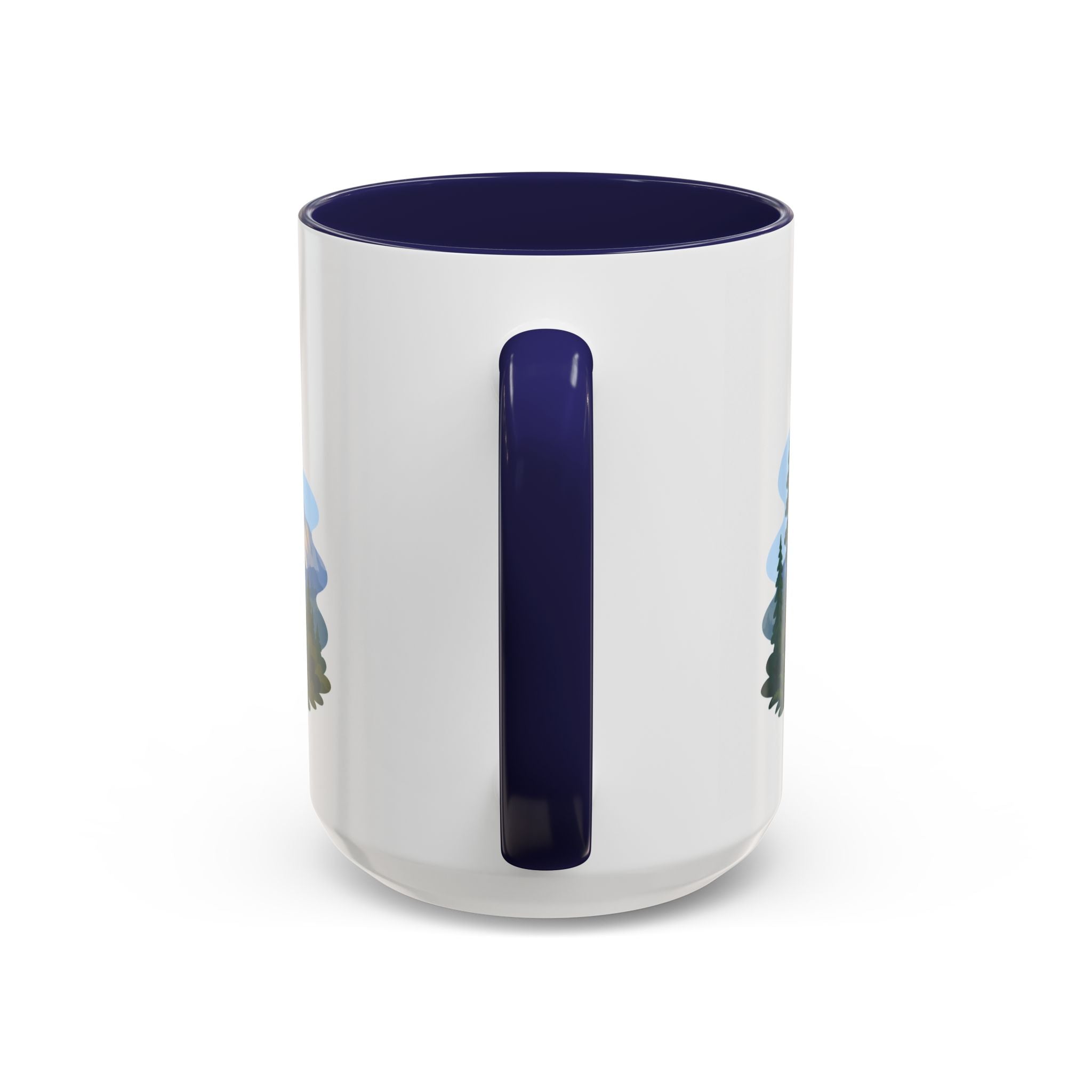 Sequoia National Park Coffee Mug | Solid Color Block Park Souvenir | 11oz 15oz Accent Mug