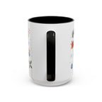 Woodland Christmas Mug | Deer Bird Watercolor Holiday Gift | Accent Cup 11oz 15oz