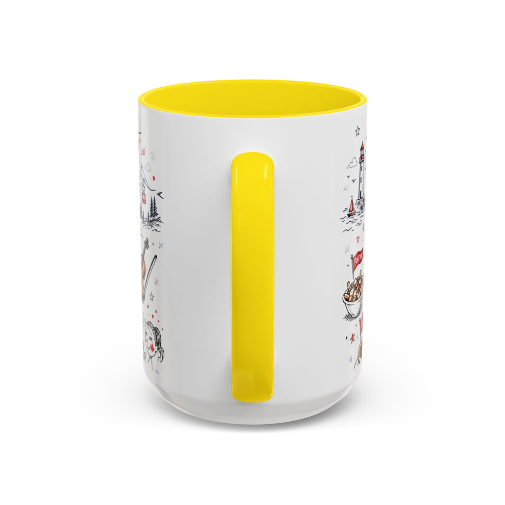 Canada Day Coffee Mug | Canadian Pride Gift | Accent Color Ceramic 11oz 15oz