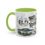 Rotorua Geothermal Mug, New Zealand Travel Souvenir, Bucket List Gift, Accent Ceramic Coffee Mug 11oz 15oz