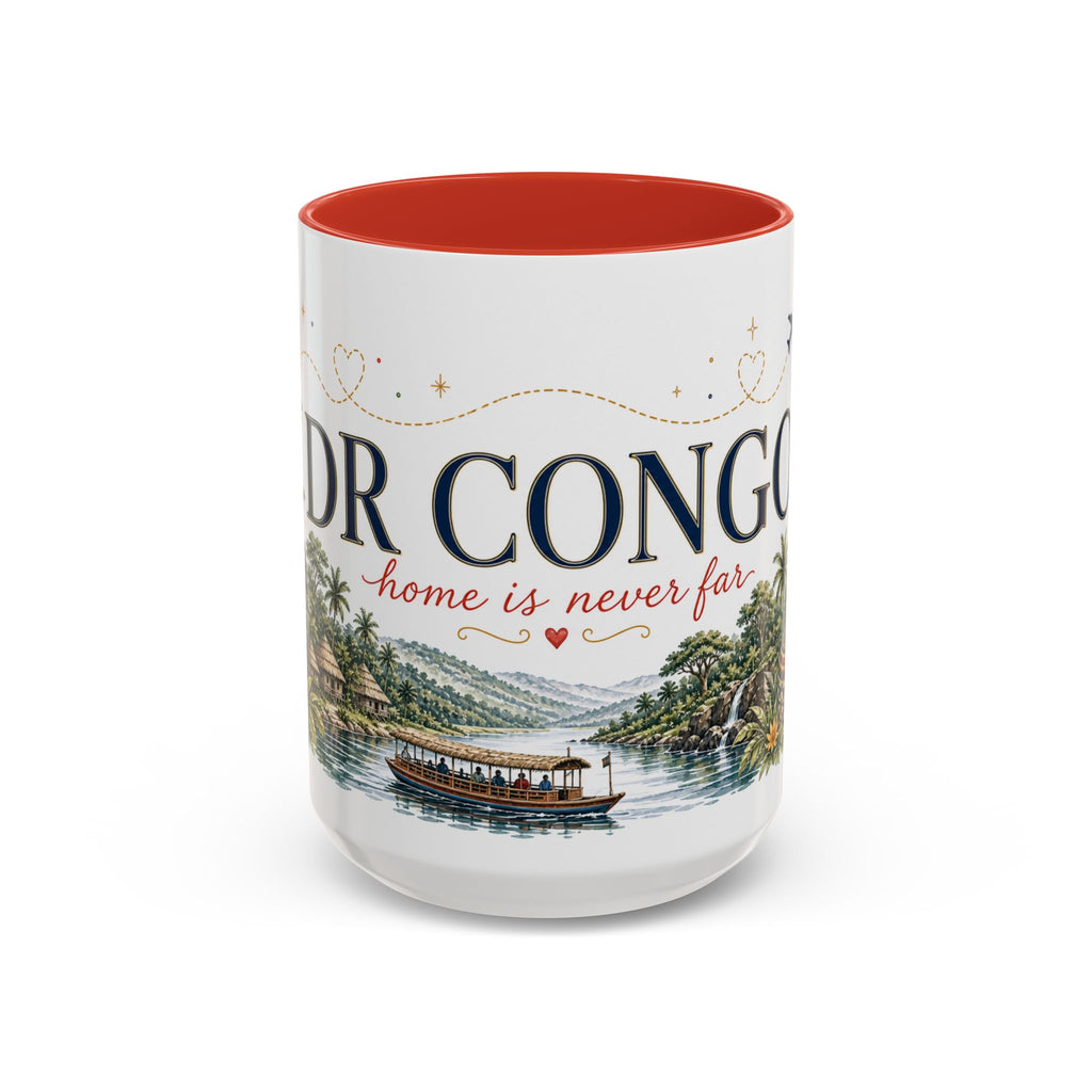 DR Congo Home Country Mug | Moving Away Gift | Long Distance Friendship | 11 oz 15 oz Accent Mug