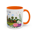 Cambodia Coffee Mug | Travel Souvenir Accent Mug | Place Gift Ceramic Cup 11oz 15oz