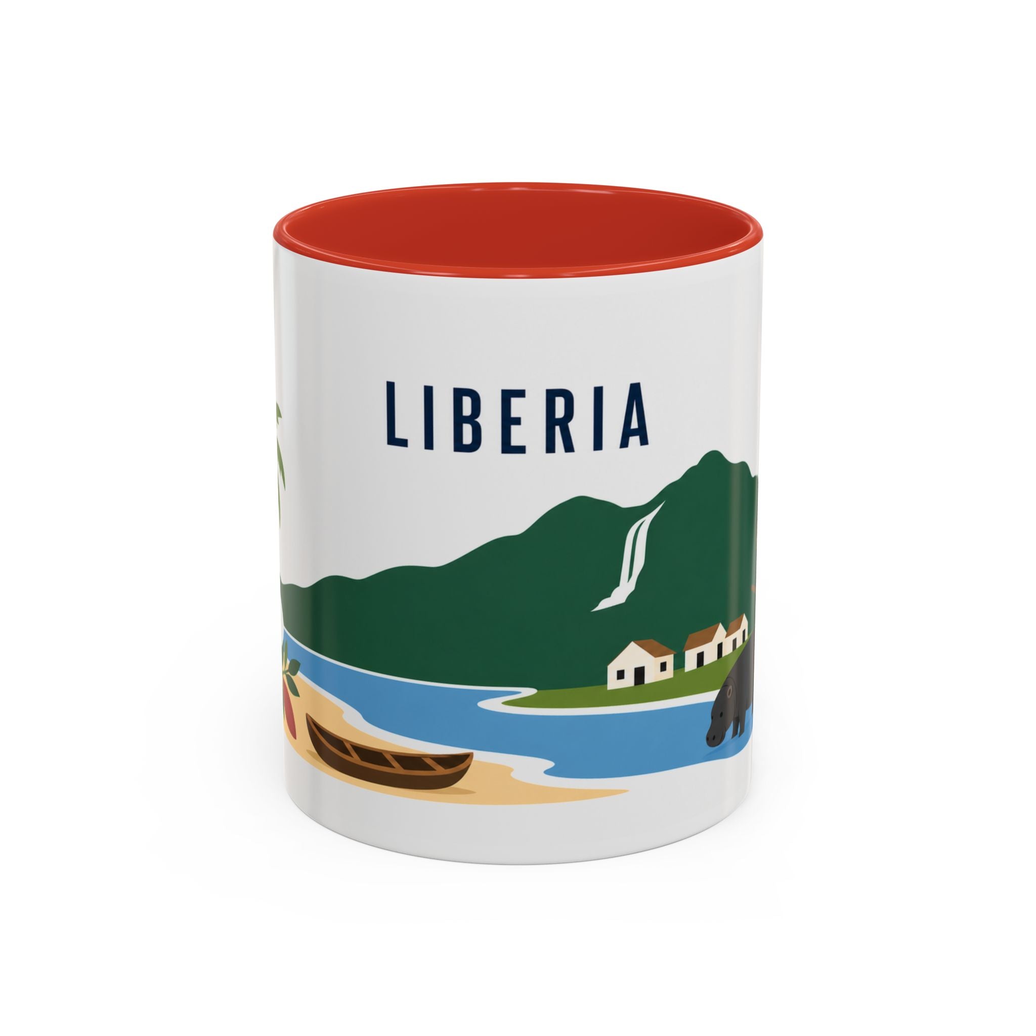 Liberia Coffee Mug | Travel Souvenir Accent Mug | Country Gift Ceramic Cup 11oz 15oz