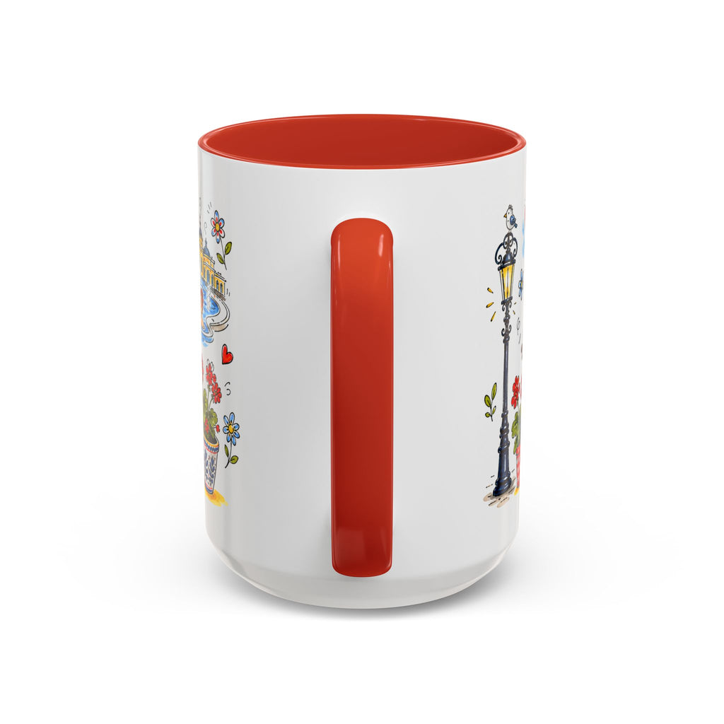 Budapest Travel Mug | European City Souvenir Accent Coffee Mug | 11oz 15oz Ceramic Cup